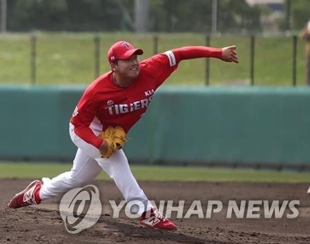 KIA 타이거즈 좌완 신인 김기훈[KIA 타이거즈 구단 제공]