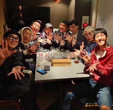 ‘무한도전’ 종영 1주년 모임[조세호 인스타그램 제공]