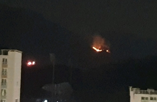 다시 불붙은 설화산 불