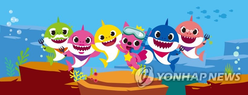 핑크퐁 ‘상어가족’[핑크퐁 공식 페이스북 캡처]