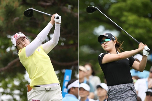 김지현(롯데·좌)과 김지현(한화·우) [KLPGA 제공]