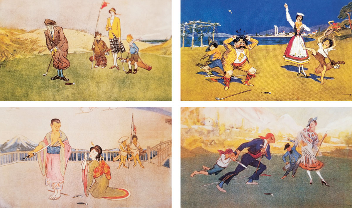 <이인세의 앤티크 골프 이야기>짧은 퍼팅 놓쳤을 때 상황, 풍자적 묘사