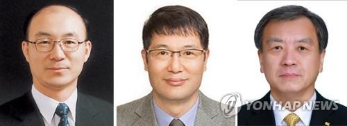 (서울=연합뉴스) 청와대는 26일 민정수석에 김조원 한국항공우주산업 사장, 일자리수석에 황덕순 일자리기획비서관, 시민사회수석에 김거성 전 한국투명성기구 회장을 임명한다고 발표했다. 왼쪽부터 김조원 신임 민정수석, 황덕순 신임 일자리수석, 김거성 신임 시민사회수석. 2019.7.26