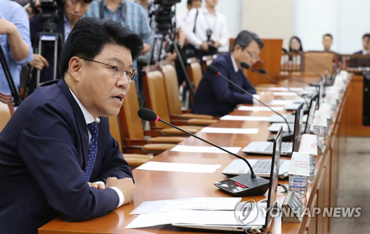 발언하는 장제원 의원 [연합뉴스 자료사진]