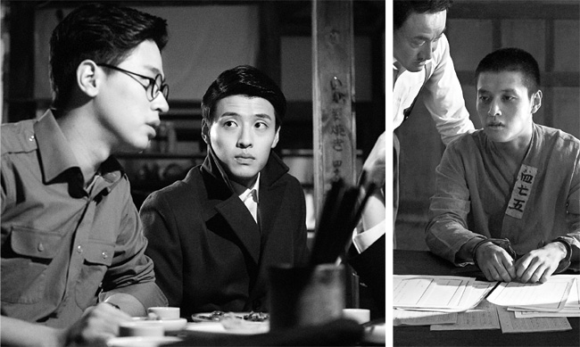 일본 유학생 신분이었던 동주(왼쪽 사진)는 결국 후쿠오카 형무소에서 취조를 당하다 죽음에 이른다.(오른쪽 사진)