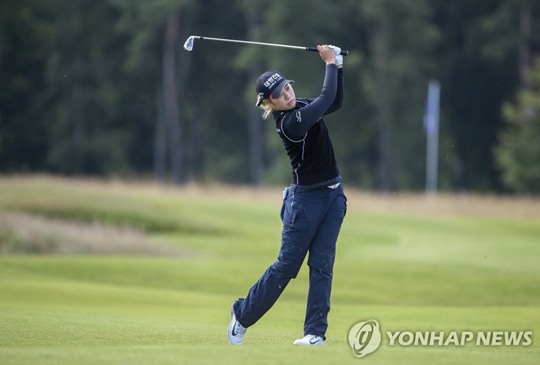 1라운드 이정은의 경기 모습 [PA/AP=연합뉴스]