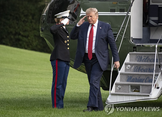 도널드 트럼프 미국 대통령 [EPA=연합뉴스]