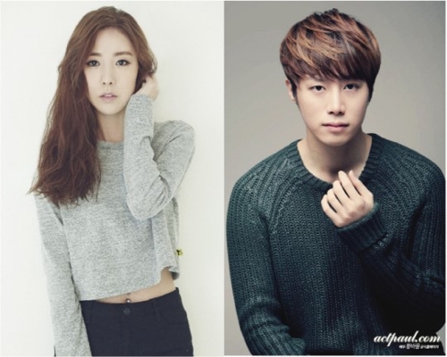 간미연(왼쪽)과 황바울 [각 소속사 제공]