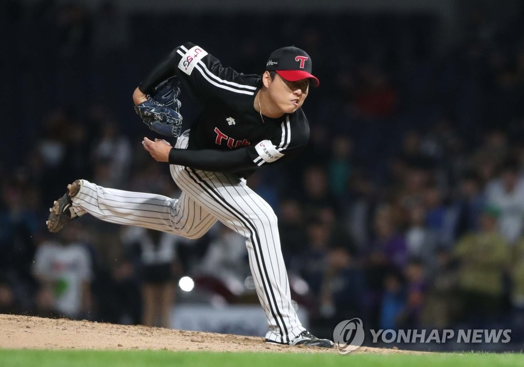 역투하는 차우찬 [연합뉴스 자료사진]