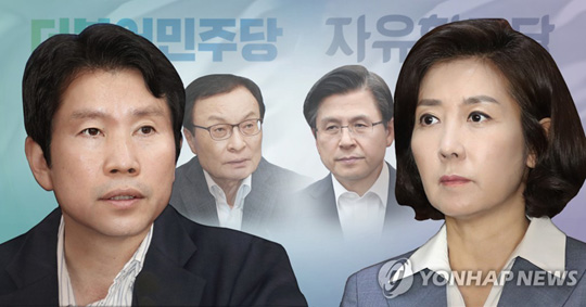 여야 당대표ㆍ원내대표 (PG)