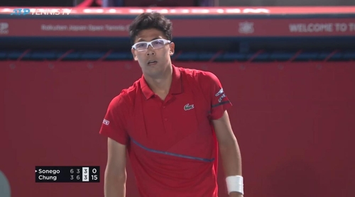 [테니스 TV 중계 화면 캡처]