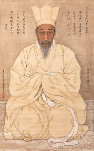 채용신, ‘전우 초상’, 비단에 채색, 95×58.7㎝, 1920, 개인 소장