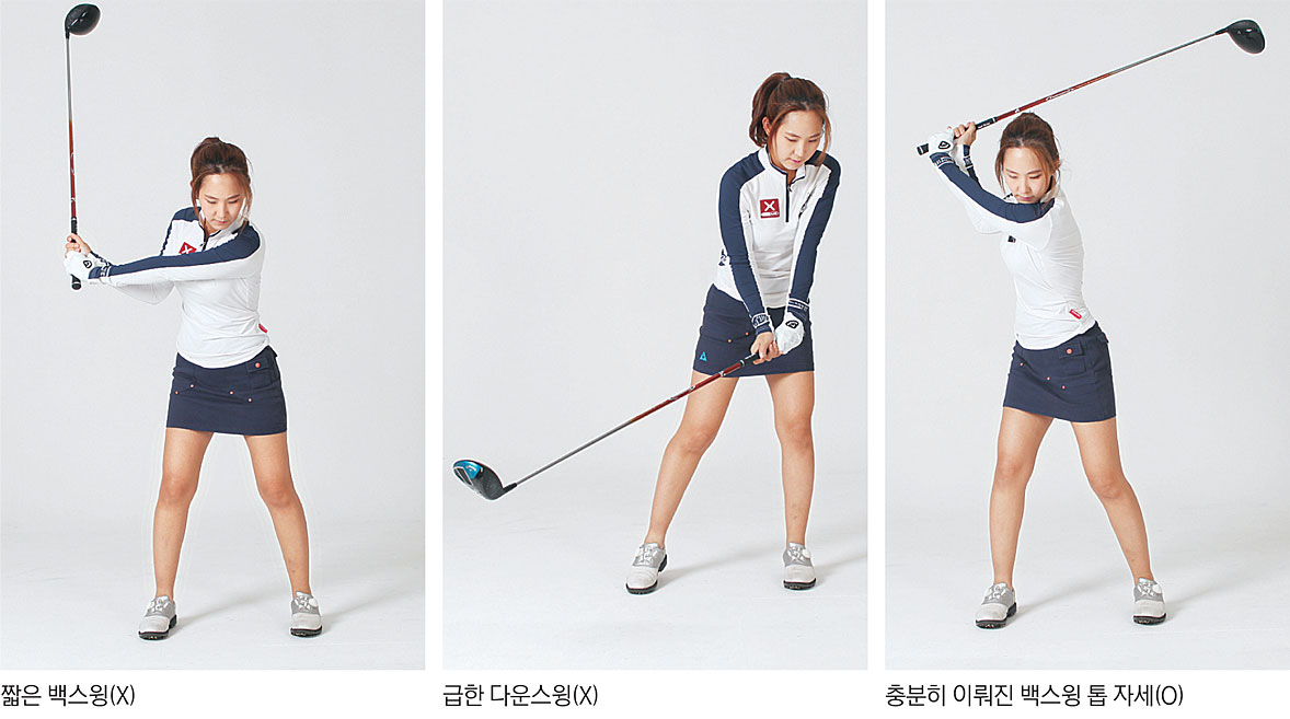 <김수현의 스코어 다이어트>마음이 조급하면 짧은 백스윙 → 급한 다운스윙 이어져