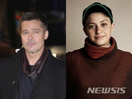 [서울=뉴시스] 브래드 피트, 앨리아 쇼캣 (사진=뉴시스 DB) 2019.11.22
