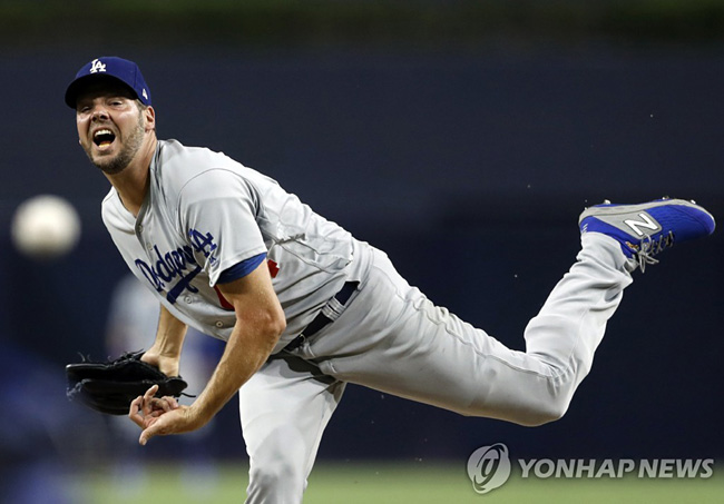 역투하는 리치 힐[AP=연합뉴스 자료사진]