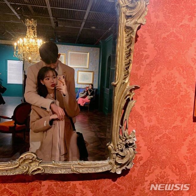 TV조선 예능물 ‘연애의 맛2’에 출연했던 김진아가 배구선수 이태호와 열애 중이다. (사진=김진아 인스타그램 화면 캡처)