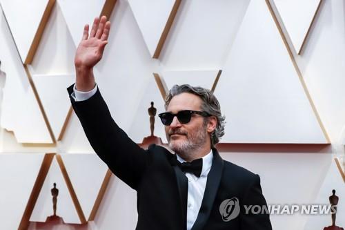 아카데미 시상식 참석한 호아킨 피닉스 [EPA=연합뉴스]
