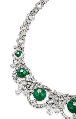 불가리의 에메랄드 목걸이.   불가리 제공