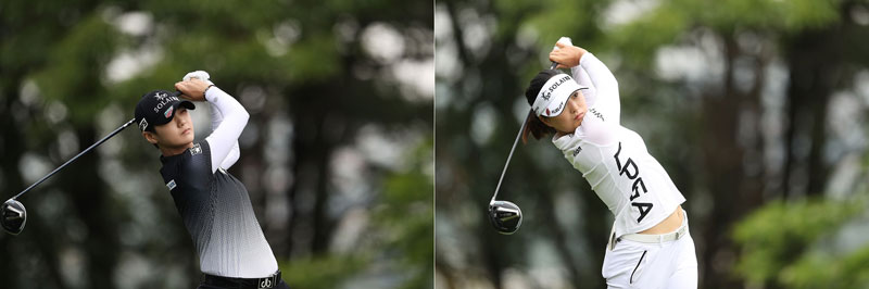 박성현(왼쪽)과 고진영. [현대카드 제공. 재판매 및 DB 금지]