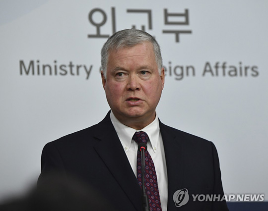 스티븐 비건 미 국무부 부장관 겸 대북특별대표 [EPA=연합뉴스]