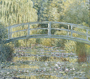 클로드 모네, 수련, 89×93.5㎝, 캔버스에 유채, 1899, 파리 오르세 미술관 소장.