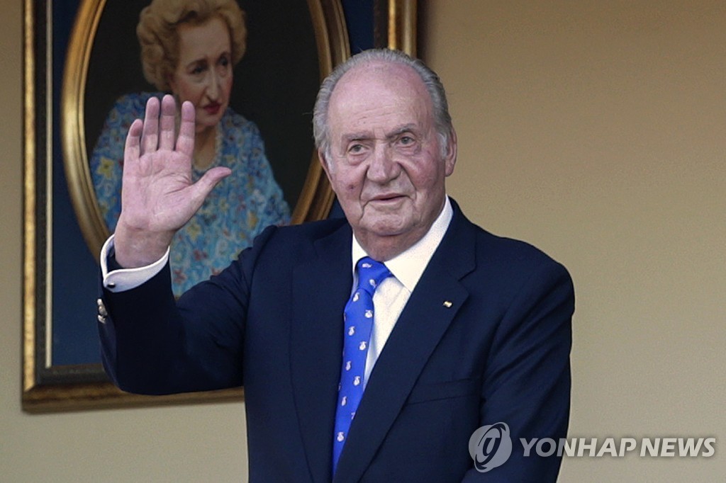 스페인을 떠나 UAE에 머물고 있는 후안 카를로스 1세 전 국왕 [AP=연합뉴스]