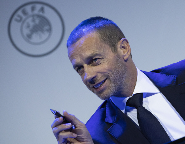 알렉산더 세페린 UEFA 회장.  AP 뉴시스
