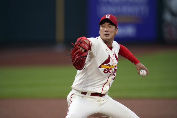 세인트루이스 카디널스의 김광현.  AP연합뉴스