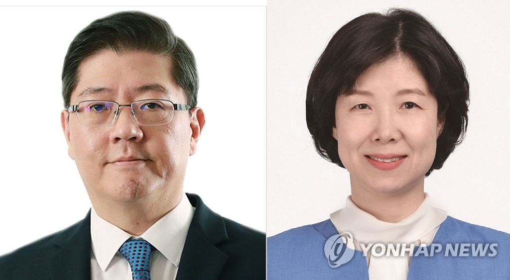 더불어민주당 김홍걸 의원(왼쪽)과 무소속 양정숙 의원. [연합뉴스 자료사진]