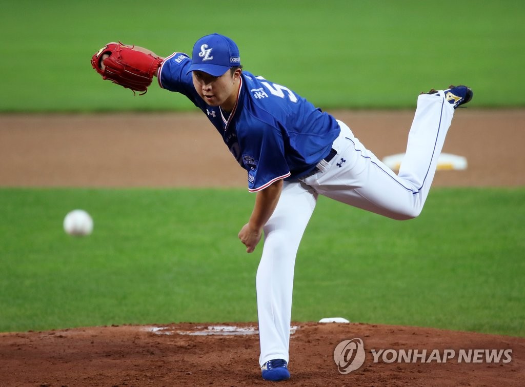 삼성 최채흥 [연합뉴스 자료사진. 재판매 및 DB 금지]