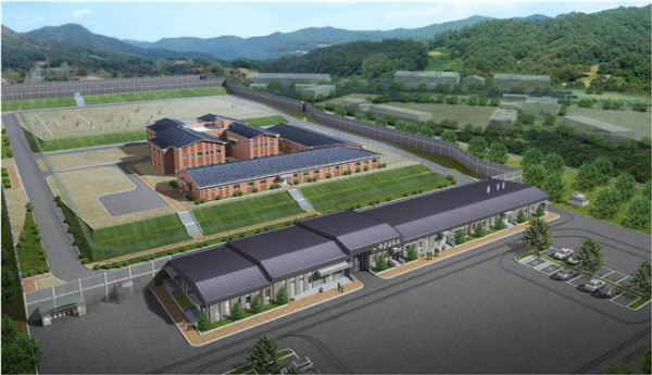 경기 이천시 장호원읍에 2022년 4월 신축될 국군교도소 조감도. 국방부 제공