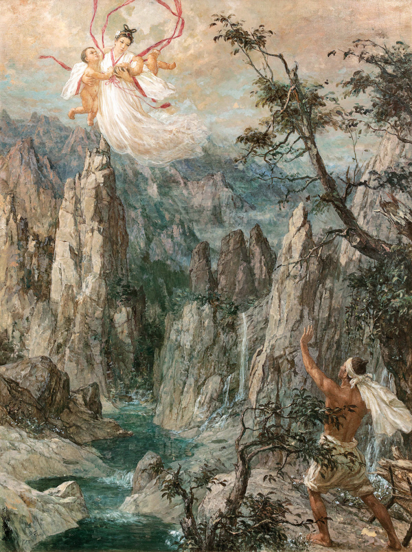 박항섭, ‘선녀와 나무꾼’.