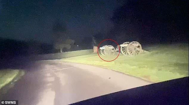 위에링이 미국 펜실베이니아주 게티즈버그의 한 도로에서 찍은 영상 [유튜브 캡처. 재판매 및 DB금지.]