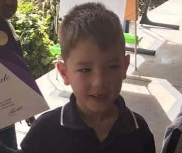 차 뒷좌석에서 잠든 새 납치됐다가 무사히 귀가한 조셉 이튼(7) [웨스트오스트레일리아주 경찰서 제공. 재판매 및 DB 금지]