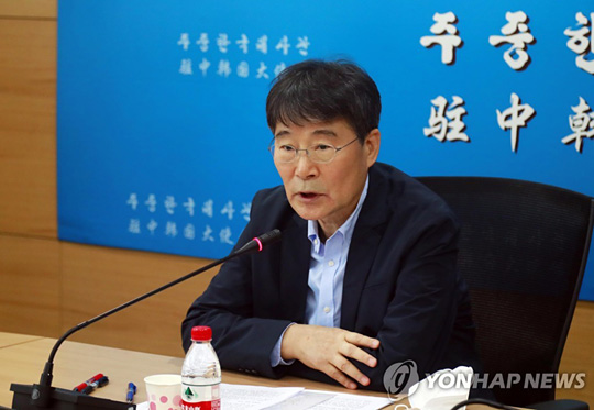 장하성 주중 대사 [연합뉴스 자료사진. 재판매 및 DB 금지]