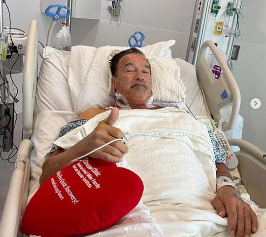 22일(현지시간) 아널드 슈워제네거가 자신의 인스타그램에 올린 사진. [출처=아널드 슈워제네거 인스타그램, 재배부 및 DB 금지]