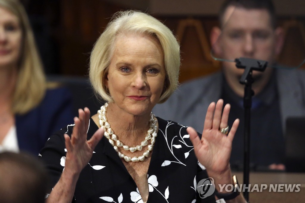 고(故) 존 매케인 전 공화당 상원의원의 부인 신디 매케인  FILE (AP Photo/Ross D. Franklin, File)