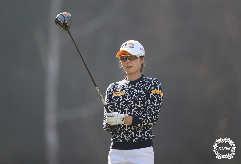 목표를 겨냥하는 안송이. [KLPGA 제공. 재판매 및 DB 금지]