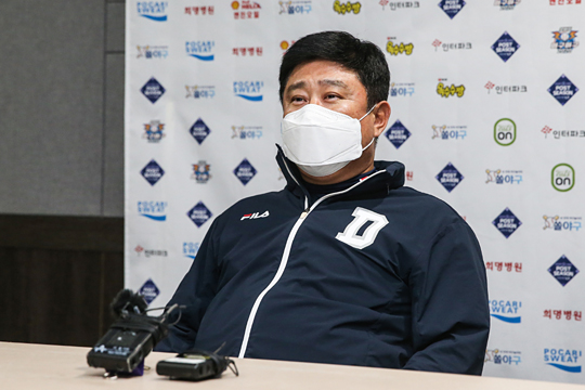 두산 김태형 감독. 뉴시스