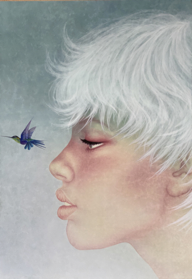 강유림, 타인-응시, 162×121㎝, 장지에 채색, 2020