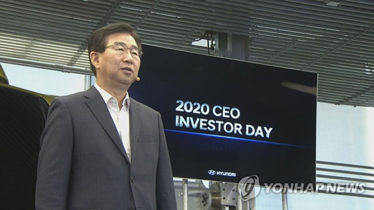 ‘CEO 인베스터 데이’ 참석한 이원희 현대차 사장 [현대기아차 제공. 재판매 및 DB 금지]