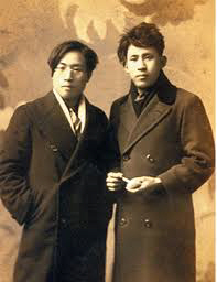구본웅(왼쪽)과 이상.