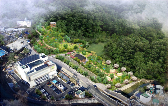 우이동 가족캠핑장 조감도.