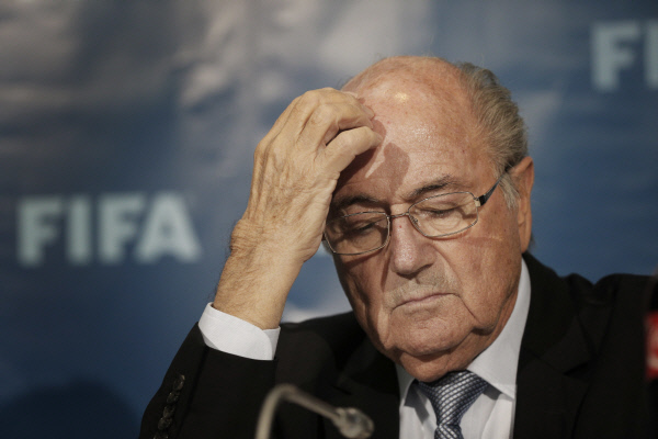 제프 블라터 전 FIFA 회장. AP뉴시스