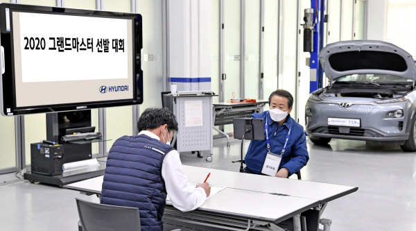 현대자동차는 최근 ‘2020 그랜드마스터 선발 대회’를 통해 14명의 엔지니어에게 그랜드마스터 등급을 부여했다. 현대차 제공