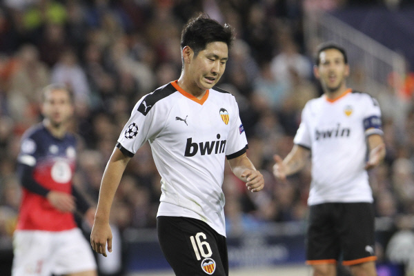 발렌시아의 이강인. AP뉴시스