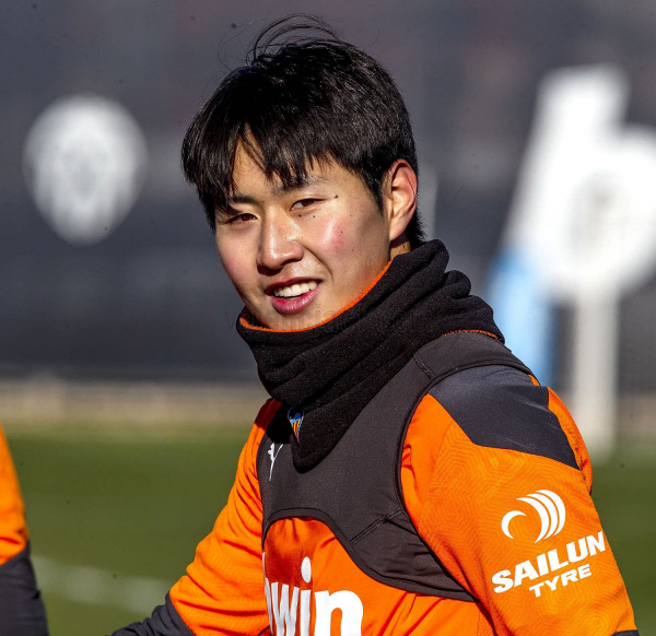 발렌시아의 이강인. 발렌시아 SNS