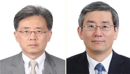 김현종 신임 대통령 외교안보특별보좌관과 김형진 신임 국가안보실 제2차장 [청와대 제공. 재판매 및 DB 금지]