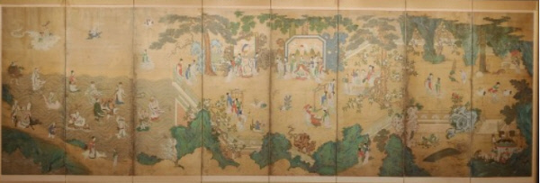 국립고궁박물관이 미국 환수 후 처음으로 공개하는 요지연도. 문화재청 제공.
