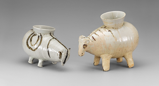 소 모양 제기, 높이 23.6㎝, 조선시대.